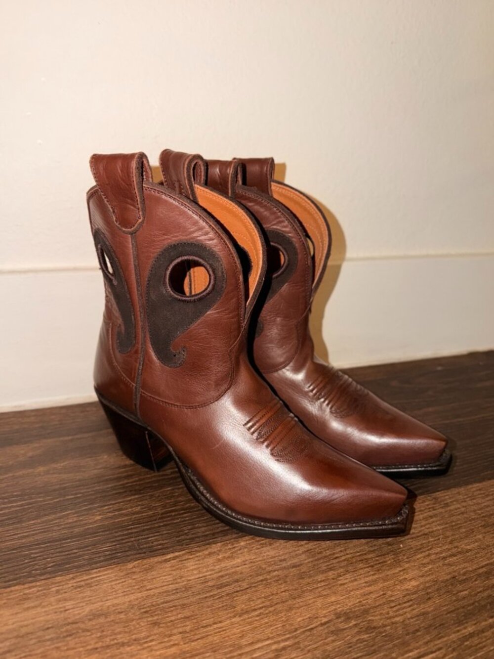 NEW Miron Crosby Marianne Espresso Cowboy Boots – Women’s Size 7B